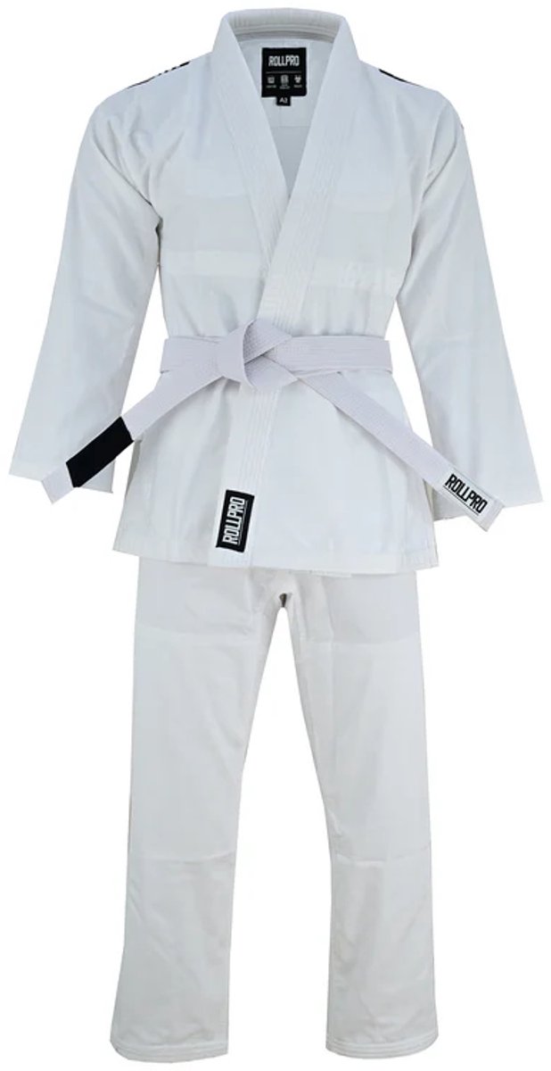 Roll Pro Essential BJJ Gi - White A1