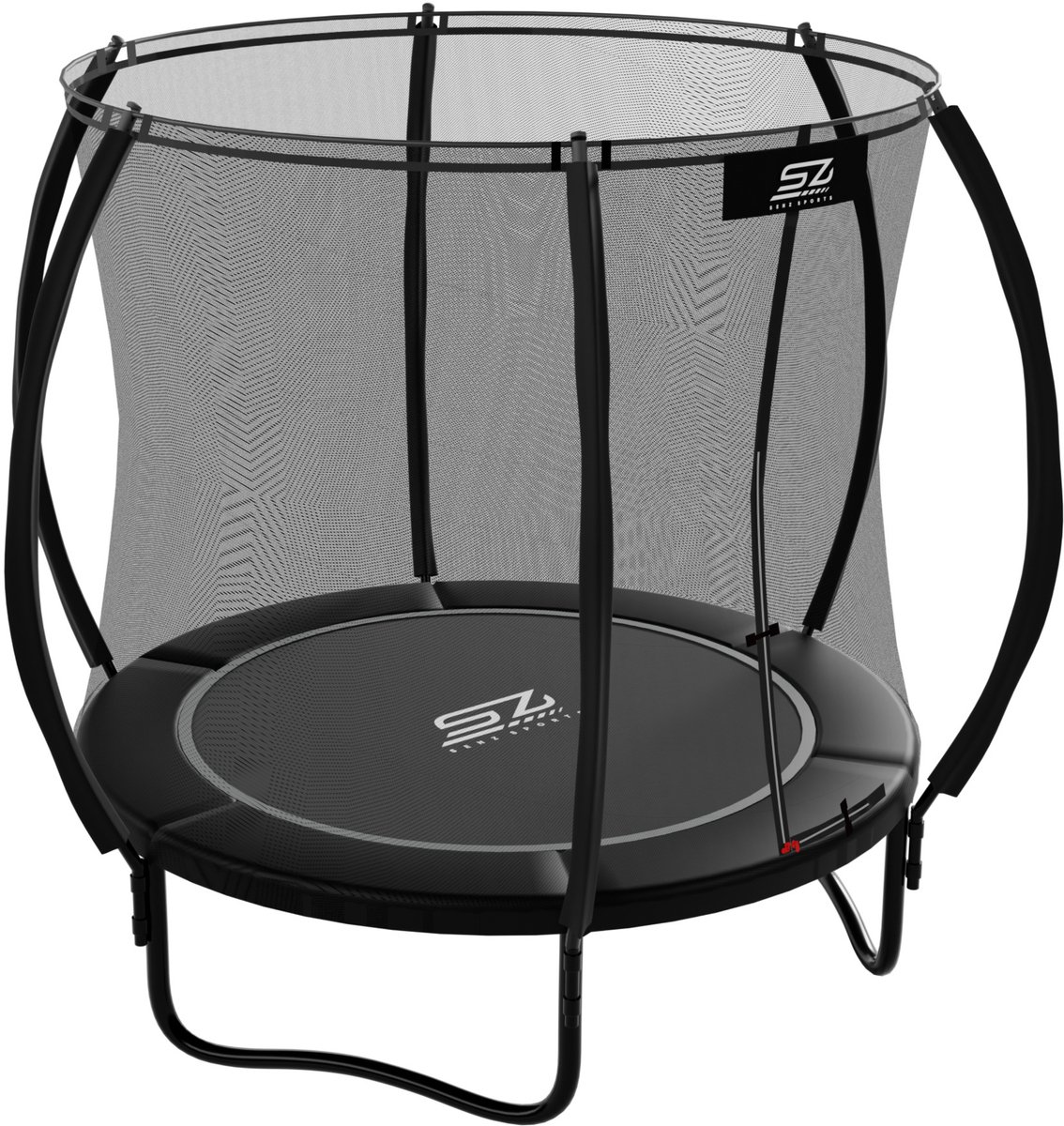 Senz Sports - J5000 Premium - Trampoline incl. Ladder - 244 cm - Met Elastieken — afbeelding 4