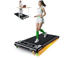 AKLUER Walking Pad 480L-A – Instelbare helling, stille 2,5 HP motor & schokdemping voor thuis en op kantoor