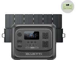 BLUETTI Elite 300 3014,4Wh LFP draagbare accu met 2400W AC-uitgangen (4800W piekvermogen)- Draagbare stroomgenerator met 500W Sora 500 Zonnepaneel (apart verzonden) - voor noodstroomvoorziening thuis.