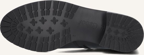 Gabor 022 Enkellaarsjes - Enkelboots met rits - Dames - Zwart - Maat 38