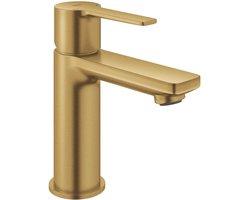 GROHE Lineare XS-Size Wastafelmengkraan – Push-Open – EcoJoy – FastFixation Plus – Geborsteld Cool Sunrise