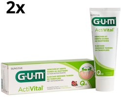 GUM Activital Tandpasta - 2 x 75 ml - Voordeelverpakking
