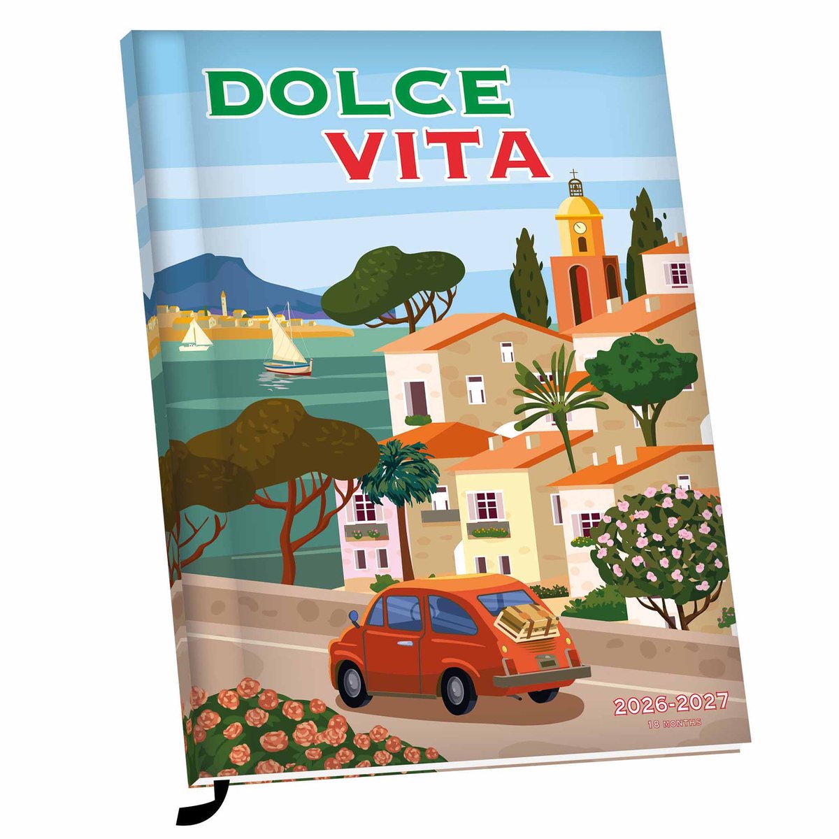 Agenda 2027 – 18-maanden agenda – Dolce Vita Agenda 2026-2027 – Weekplanner – Luxe kaft & duurzame afwerking