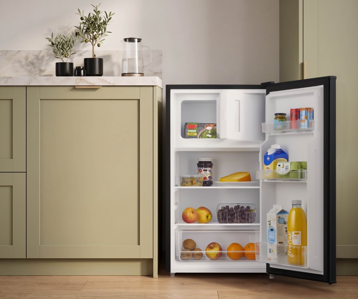 Tomado TRT4702B - Tafelmodel koelkast - 80 liter - Met vriesvak - Energielabel D - Zwart — afbeelding 5