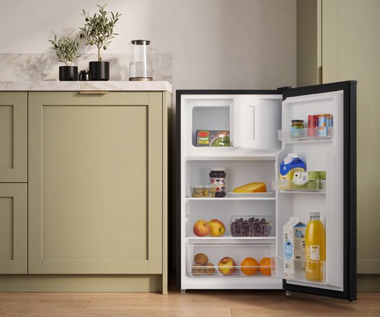 Tomado TRT4702B - Tafelmodel koelkast - 80 liter - Met vriesvak - Energielabel D - Zwart van Tomado — afbeelding 5