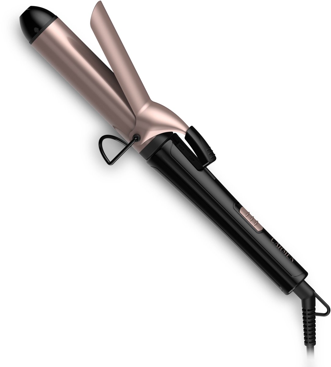 Carmen CCT3220B - Krultang met klem - Haarkruller - Diameter 32 mm - 2 warmtestanden - Keramische coating