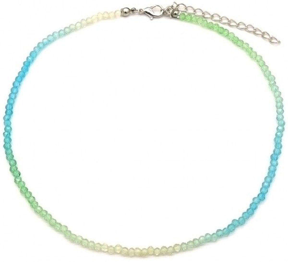 She life style - blauwe en groene kralenketting