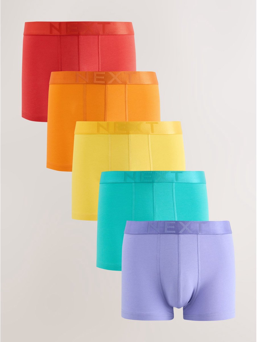 Next - Heren - Set van 5 heupslips - Rood