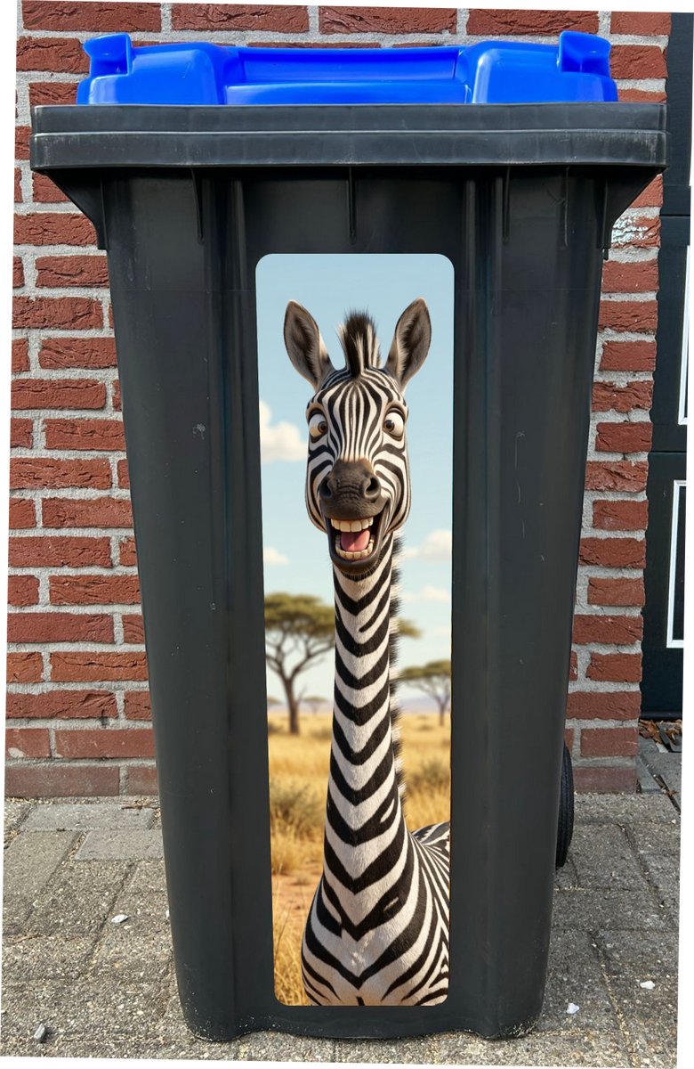 Klikosticker zebra 20x80 cm. (zie ook de andere designs)