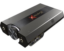 Sound BlasterX G6 (USB-C) 7.1 HD Gaming DAC en externe USB-geluidskaart met Xamp hoofdtelefoonversterker voor PS4, PS5, Xbox One, Nintendo Switch en PC.
