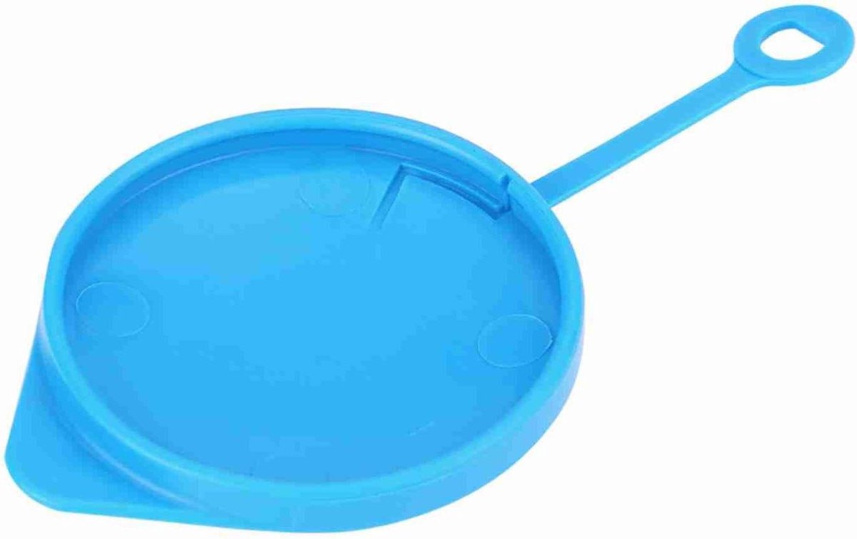 Ruitensproeier Fles Deksel - Kleine Ring Cover - Auto Onderhoud - Met Sproeiwater Teken - 59 cm Diameter - Blauw