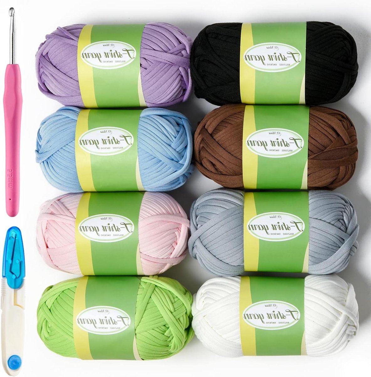 Garen Set - Haakgaren - Handgemaakte Projecten - Inclusief Haaknaald - 800 Gram - Multicolor
