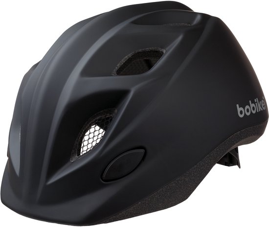 Bobike Helm Kids 44/48cm (XXS) In-Mold - Urban Black - Zwart — afbeelding 2