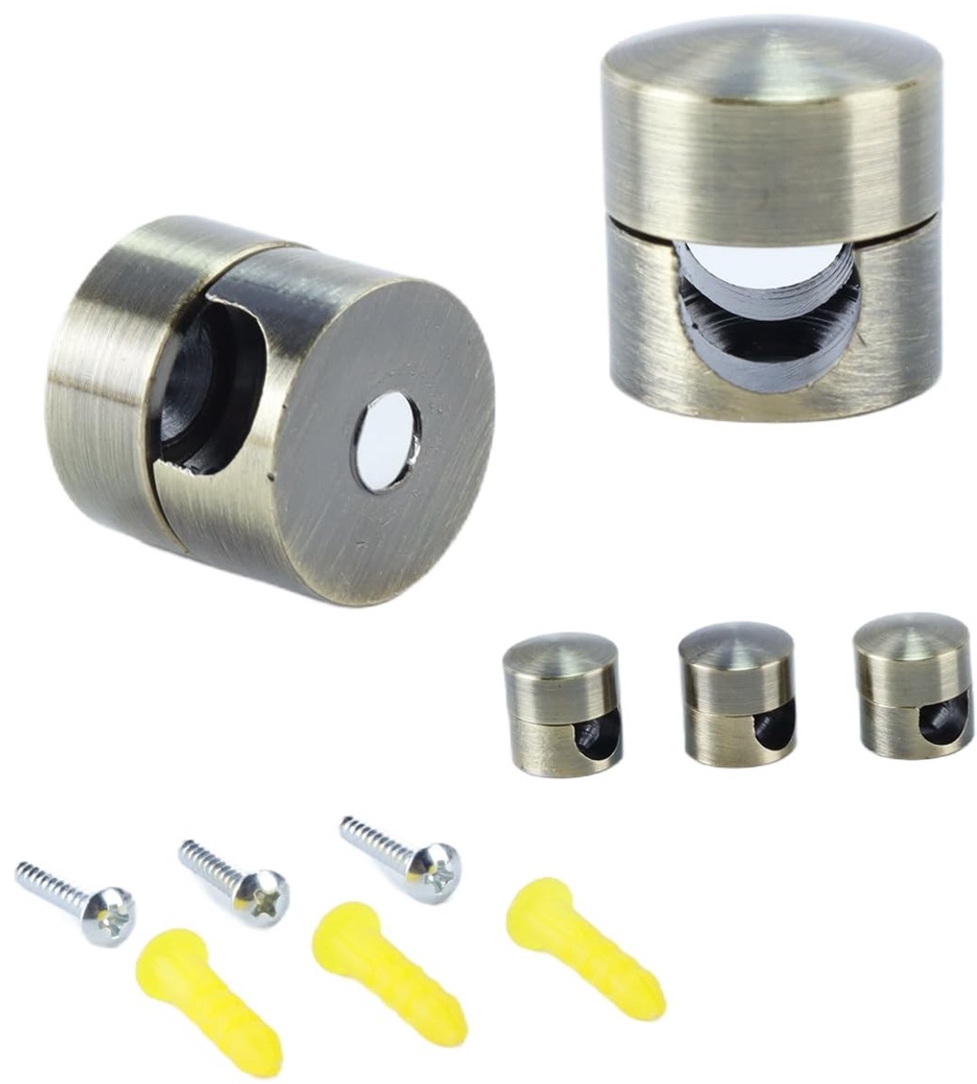 3-delige Aluminium Kabelankers, Oplader Kabel Organizer Clips, Kabelhouder voor Thuis, Kantoor en Bureau Accessoires