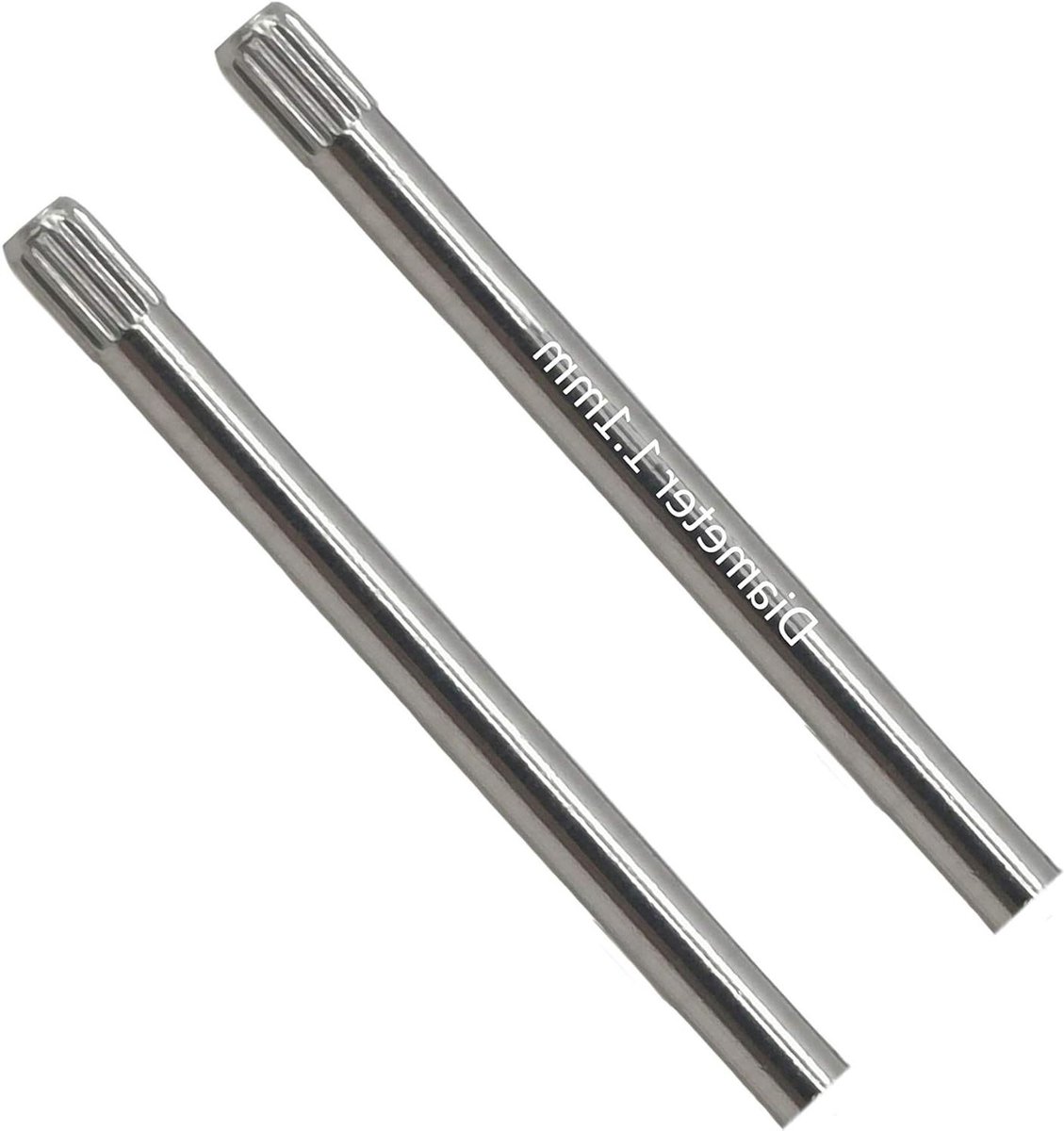 Horloge Pinnen - Horlogeband Pinnen - Horlogeband Reparatie - Gekartelde Pinnen - 6-31mm - Zilver