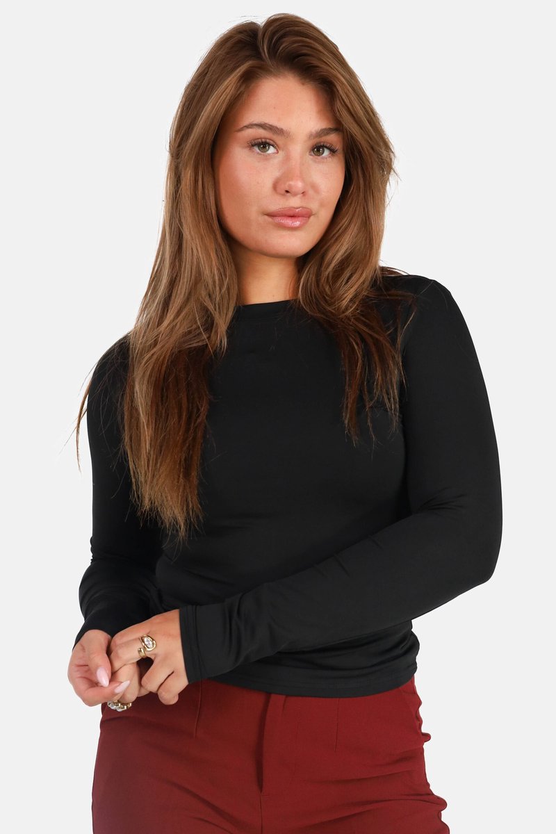 Getdrezzed Top - Maat: L - Basic travel top zwart