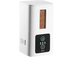 Automatische Visvoederautomaat - Visvoerdispenser Aquarium - Vissen Voeren - Ingebouwde Droogbox - 400ml - Zwart