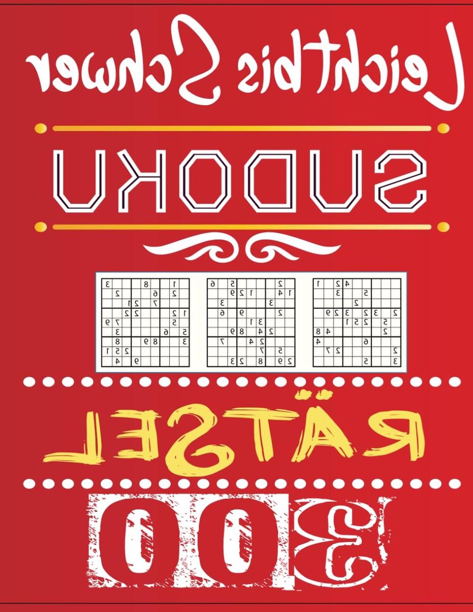 Sudoku Puzzelboek - Puzzelboek Volwassenen - Mentale Training - 300 Puzzels - 380 Pagina's - Mat