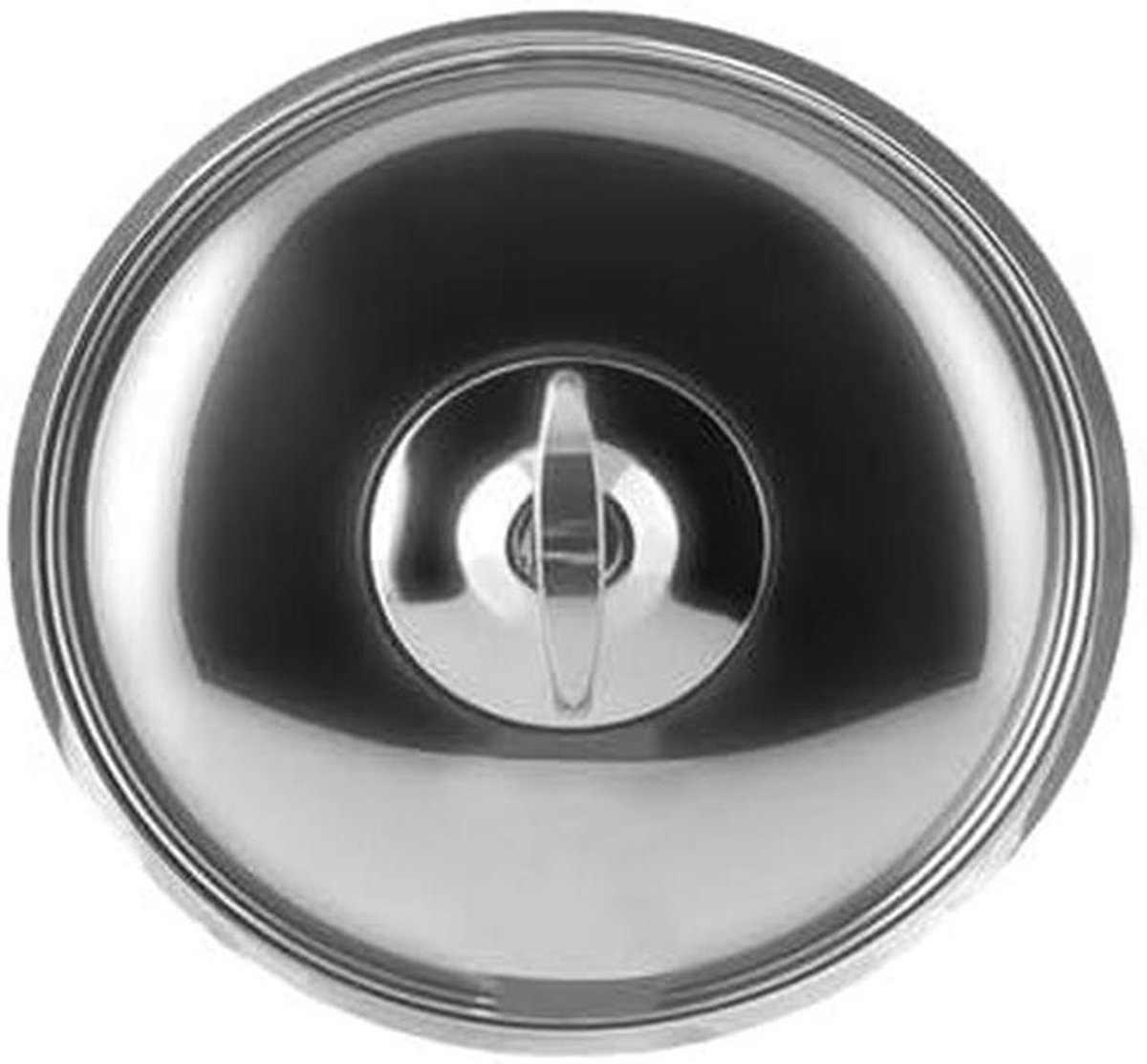 RVS Pan Deksel - Kookpot Deksel - Koken en Bakken - Roestvrij Staal - 16 cm - Zilver