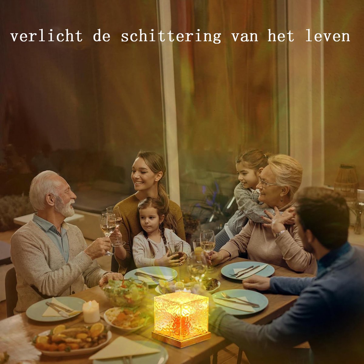 Sander Shop Ocean Wave Projectorlamp, Noorderlicht Aurora Projectorlamp, 16-kleurenverloop roterende vlamwaterlamp, Wave Light Aurora Projector met afstandsbediening voor tienermeisjeskamerdecoratie – foto 4