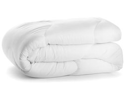 All-Season Dekbed 200x220 cm - Lichtgewicht Gewatteerd Microvezel - Ademend en Zacht - Wit - OEKO-TEX Gecertificeerd - Wasbaar tot 95°C