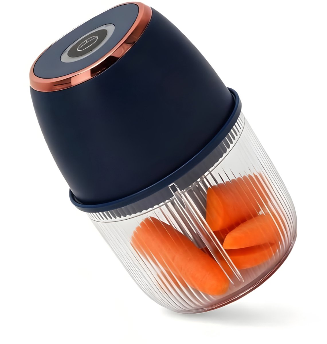 DnA® Hakmolen - Hakmolen Electrisch - Hakmolens - Donkerblauw - 9cm x 9cm x 14cm