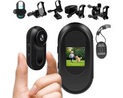 Actiecamera, 1080p HD & 120° groothoek bodycam, nachtzicht, magnetische bevestiging en scherm, actiecamera’s, ideaal voor sport en buitenactiviteiten