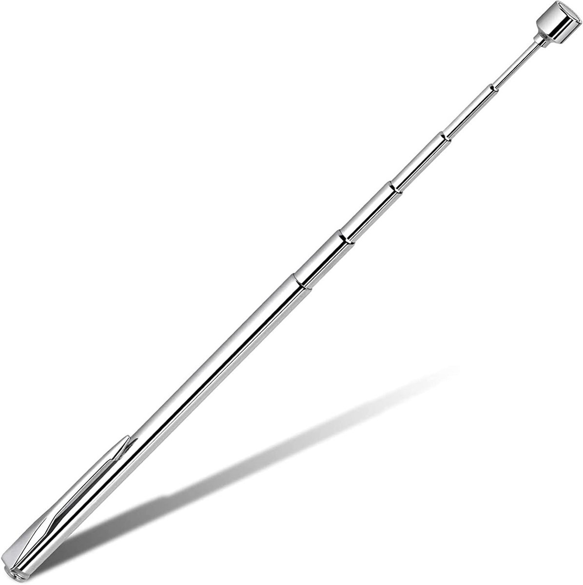 Magnetische telescopische staaf van roestvrij staal, sterke lifter tot 64 cm voor sleutels, munten en schroeven