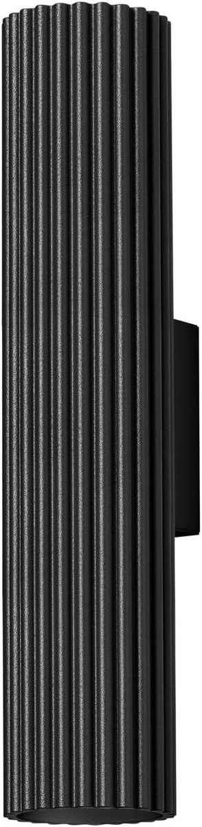 Plafondlamp Wandlamp - Aluminium Armatuur - Moderne Huisverlichting - Minimalistisch Design - 65 x 8 x 30 cm - Karbon Zwart