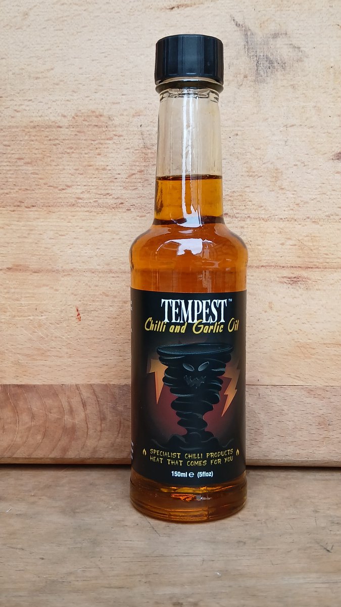 Tempest / Garlic Chilli Oil (Heat Level 5) - ChilisausBelgium - Grim Reaper Foods