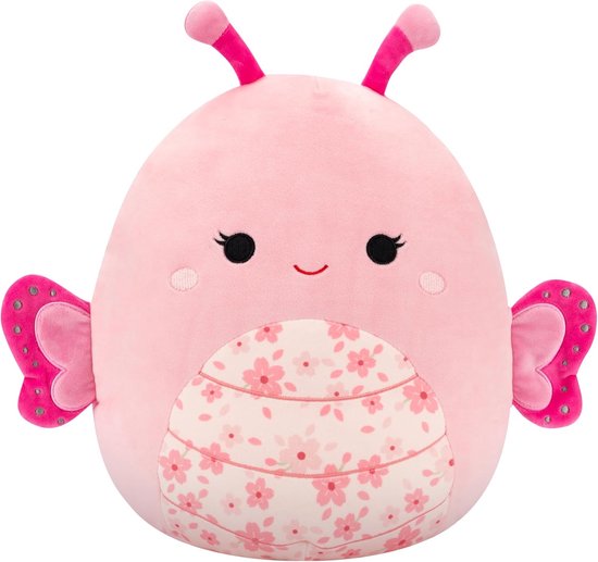Squishmallows - Mogo The Pink Sakura Vlinder - Knuffel 19 cm - Origineel Jazwares