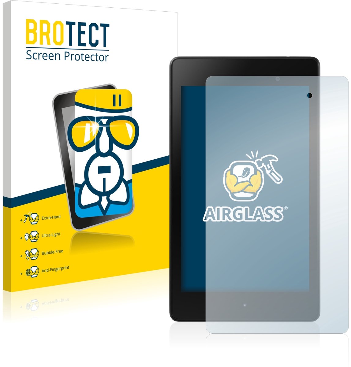 Screenprotector voor ASUS Nexus 7 Tablet 2 2013 Beschermglas transparant