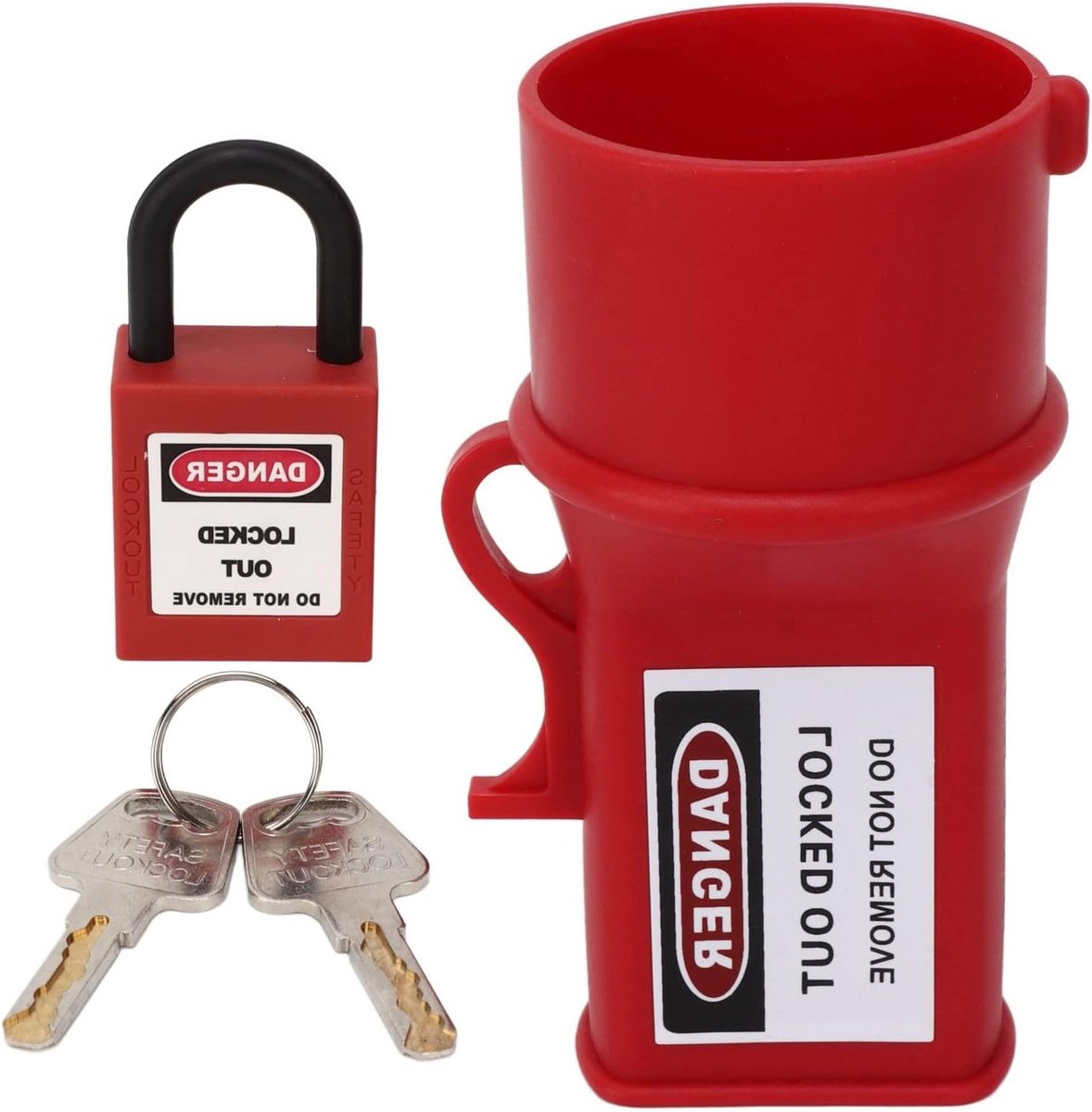 Waterdichte Lockout Plug voor Veiligheid met Sleutels - 2 Inch Diameter - Effectieve Beveiliging en Preventie van Ongewenste Toegang
