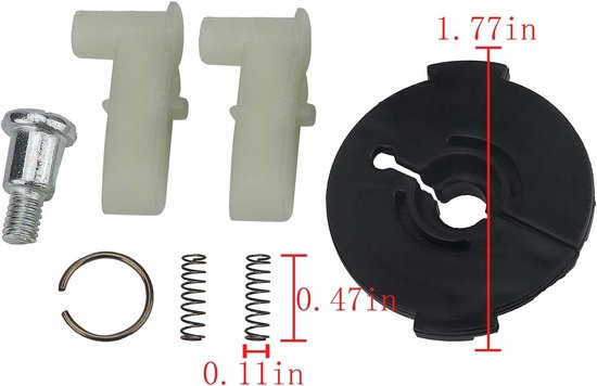 Terugloopstarter Reparatiekit - Starter Set - Grasmaaier Onderhoud - Voor Briggs & Stratton - 9.04 x 9.02 x 2.59 cm — afbeelding 5