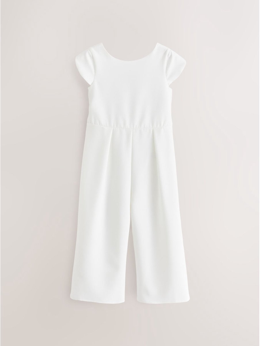 Next - Meisjes - Gelegenheidsjumpsuit - Crème