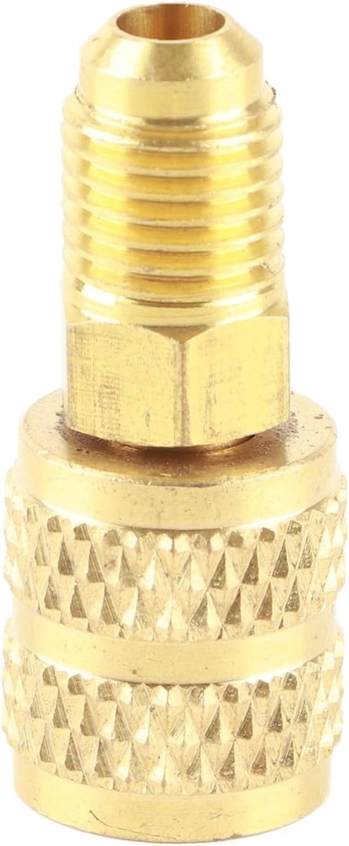 Koper Adapter voor Airconditioning R410A 1/4 inch Male naar 5/16 inch Female SAE voor HVAC Installatie en Koeling