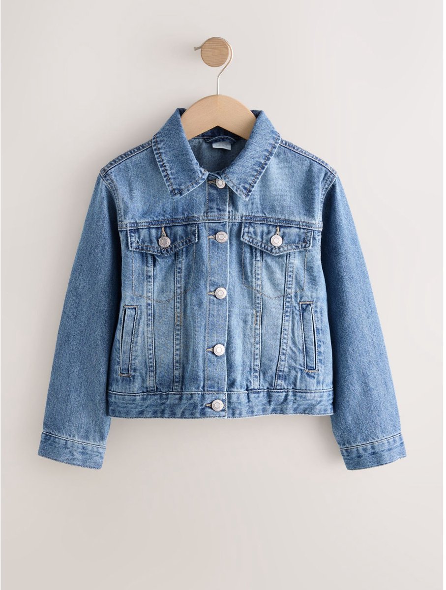 Next - Meisjes - Core western spijkerjack - Blauw