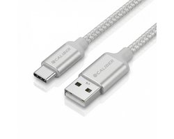 Câble USB C - USB C vers USB A - Câble de charge tressé en nylon résistant - Charge & Données - Compatible avec Samsung (CL-UC)