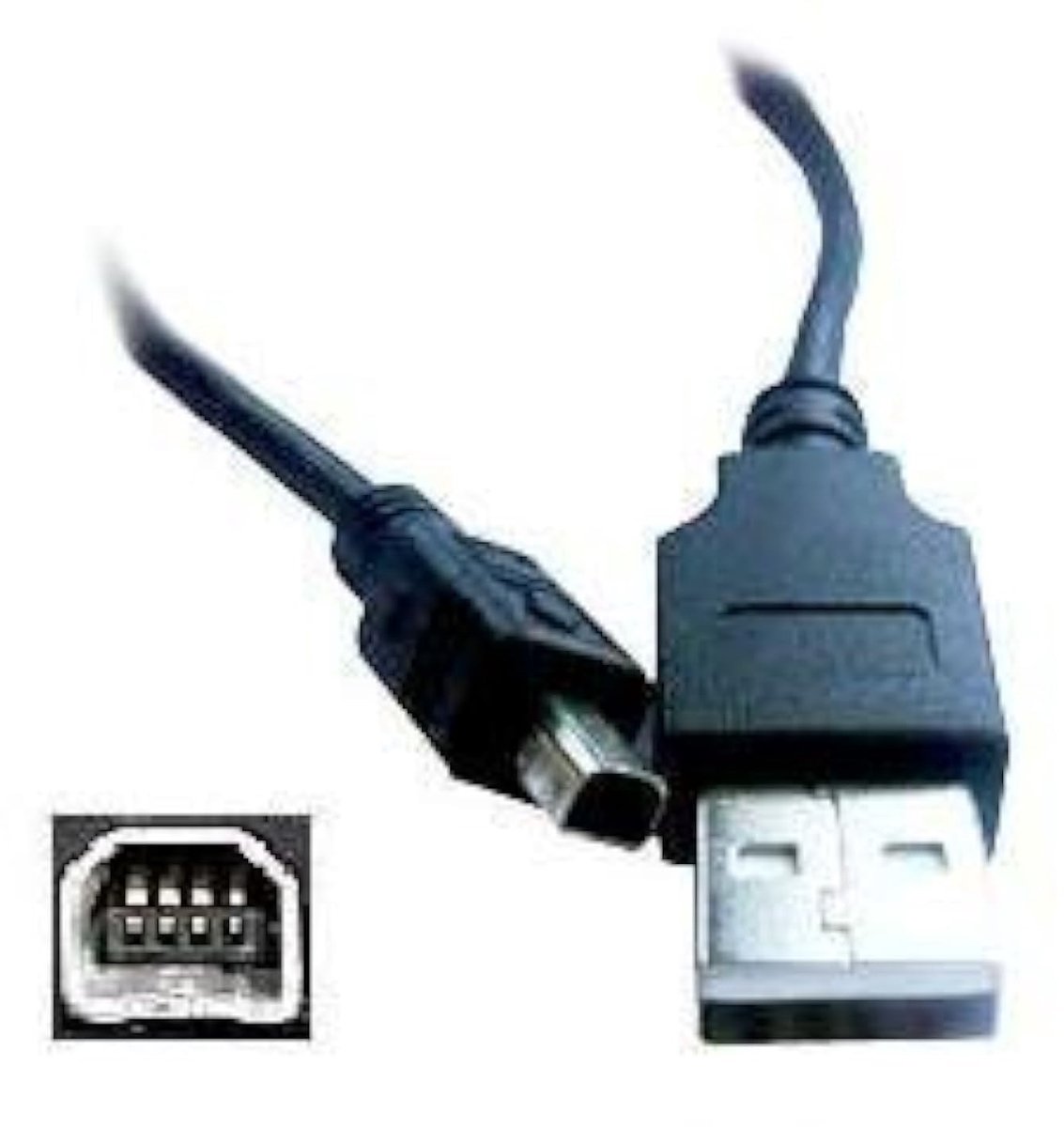 Olympus USB Kabel CB-USB1 voor Camedia C-1, C-2, C-200, C-700 en meer - 1 meter