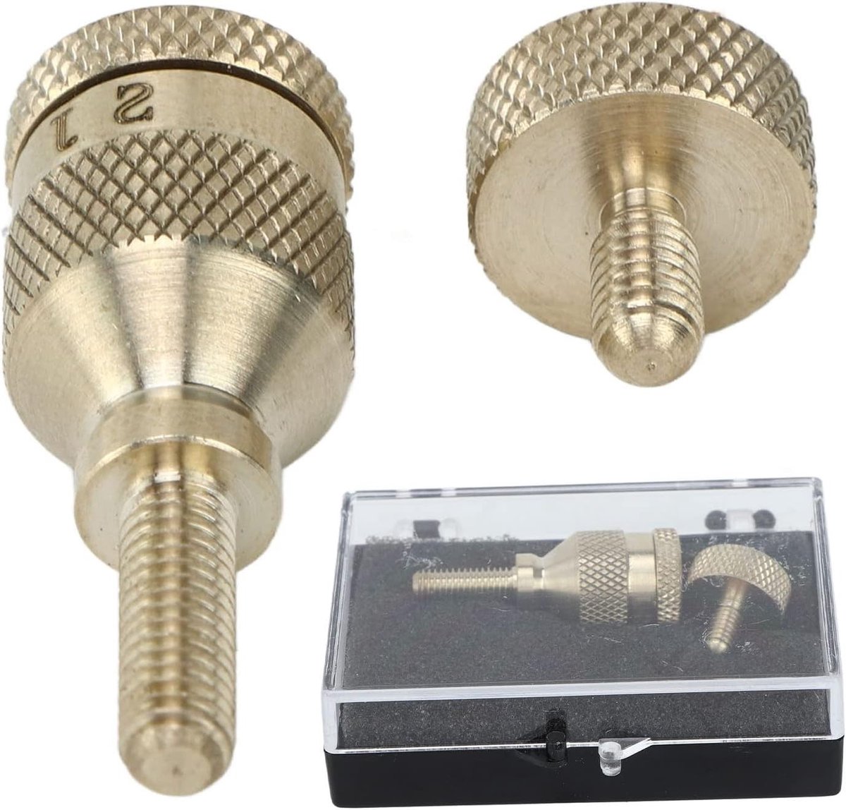 Saxophone vervangingsonderdelen: 2 stuks 4mm metalen schroeven voor het vastzetten van de gebogen hals, accessoires voor muziekinstrumenten