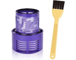 Filters voor Dyson V10 SV12 Cyclone-serie- compatibel met V10 Absolute- V10 Animal en V10 Total Clean. Accessoires voor Dyson stofzuigerfilters: wasbare filters en stofzuigerborstels.