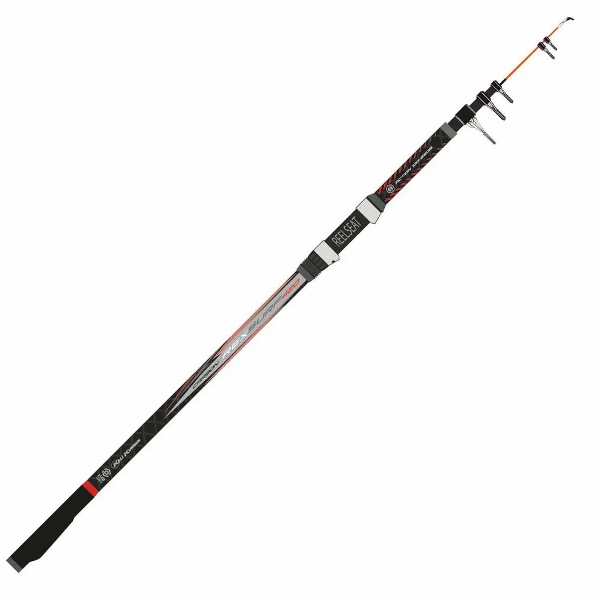 Kali Kunnan Rex Telescopische Surfcasting Hengel Zilver 4.91 m / 100-250 g