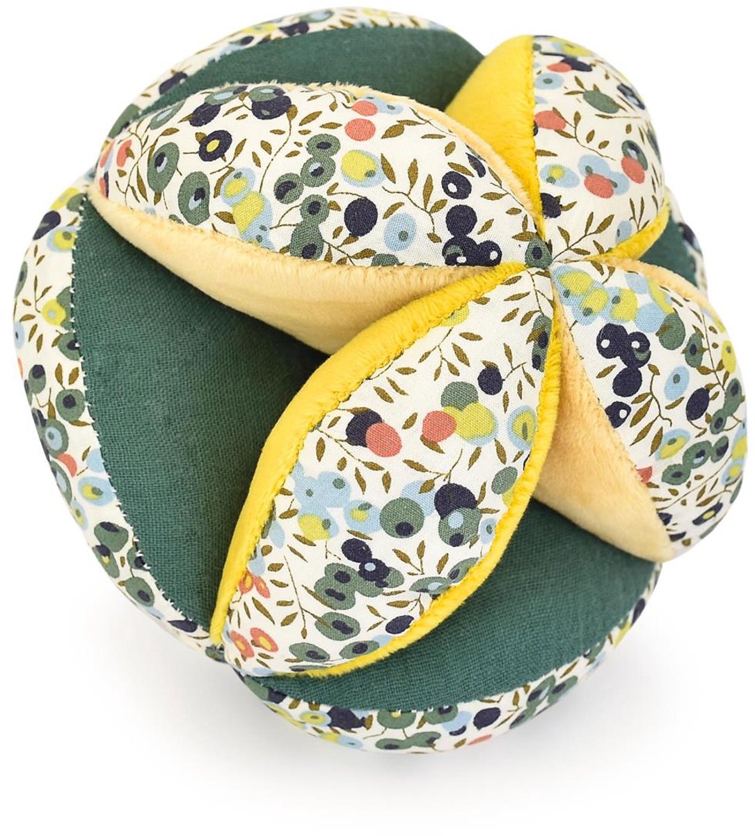 Doudou et Compagnie - Sensorische Bal - Leeuw - Bohaime - Geel - 15 cm - 0m+