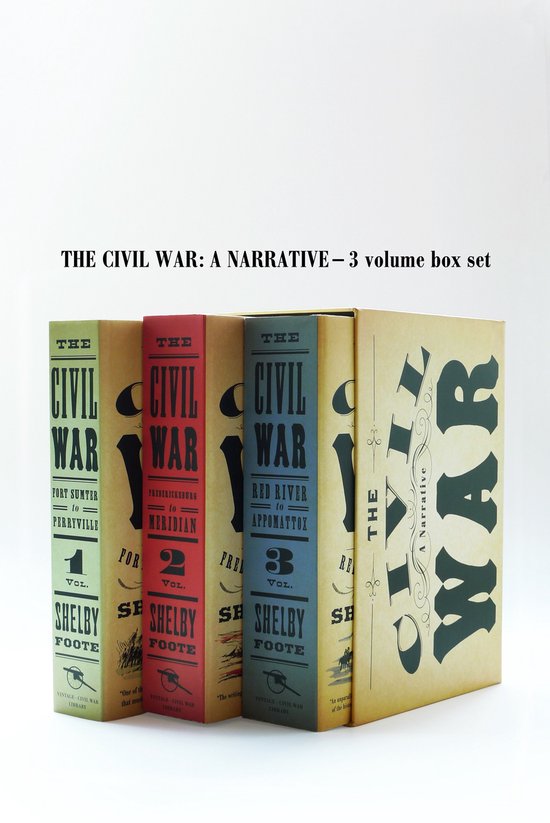 The Civil War: A Narrative - 3 Volume Box Set - cover