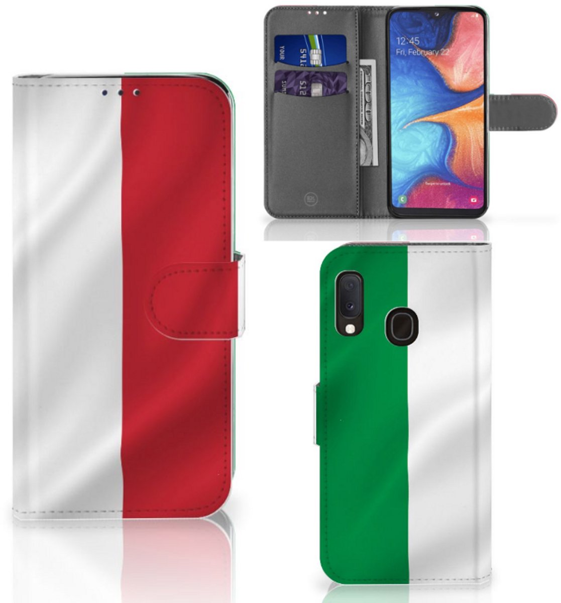 Samsung Galaxy A20e Bookstyle Case Italië