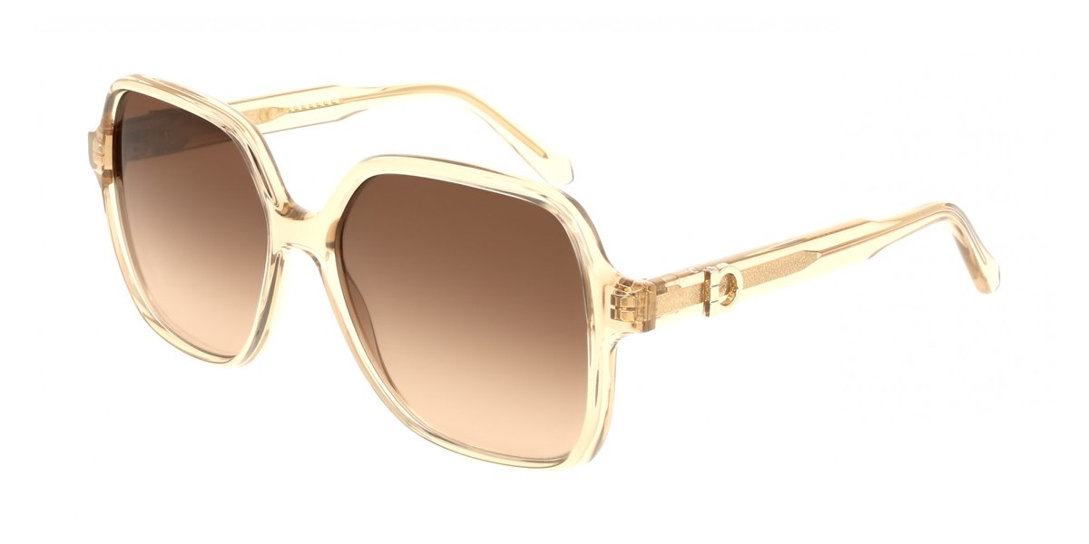 Ferragamo SF2069SE Transparent beige 57/15/140 WOMAN Zonnebrillen