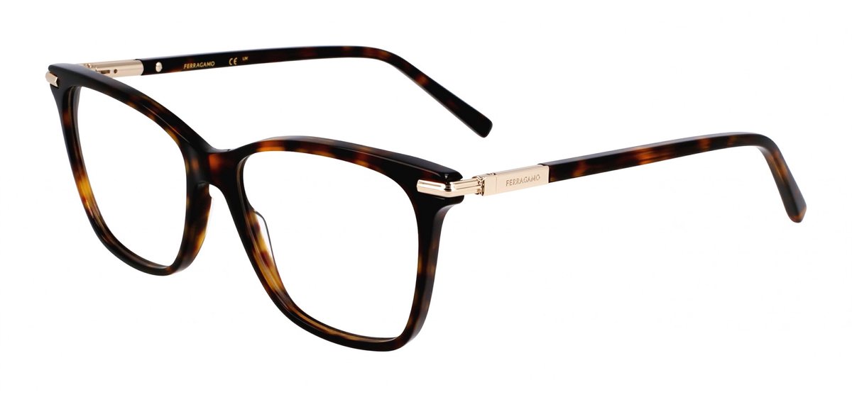 Ferragamo SF3013 Dark tortoise 53/15/140 WOMAN Brilmonturen