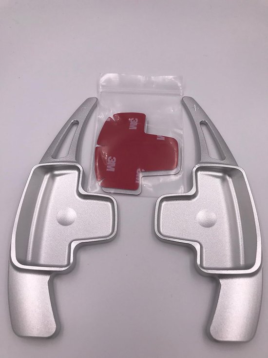 Schakelpeddel Verlenging - Paddleshifter Extensie - Sportiever Rijden - Geanodiseerd Aluminium - 2 stuks - Zilver van Schakelpeddel Verlenging — afbeelding 2