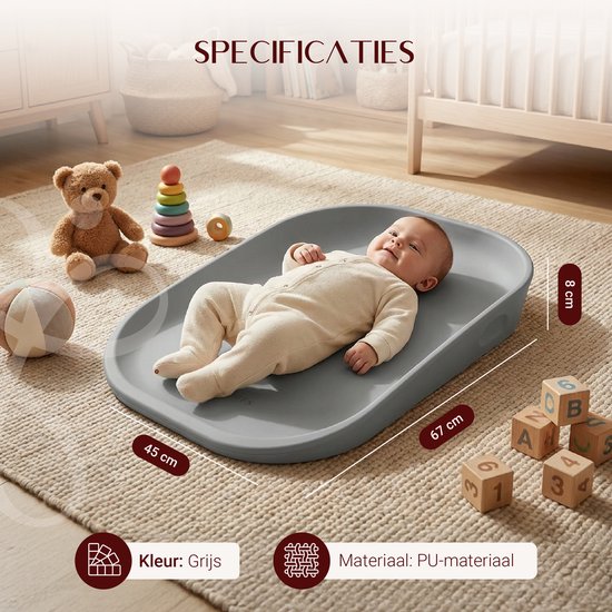 Baby Habits Verschoonkussen en Aankleedkussen - Waskussen - Luierkussen - Verzorgingskussen - luxe en comfort — afbeelding 5